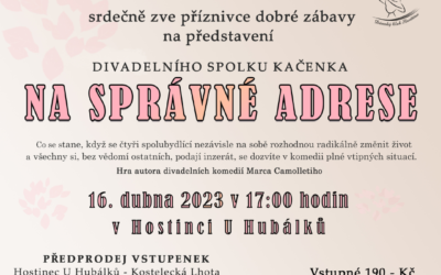 Divadlo – NA SPRÁVNÉ ADRESE – 16. 04. 2023 od 17:00