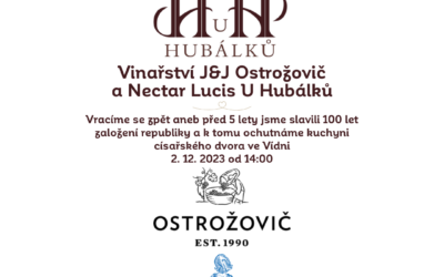Vinařství J&J Ostrožovič a Nectar Lucis U Hubálků – 2. 12. 2023 od 14:00