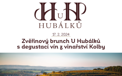 Zvěřinový brunch U Hubálků s degustací vín z vinařství Kolby – 17. 2. 2024