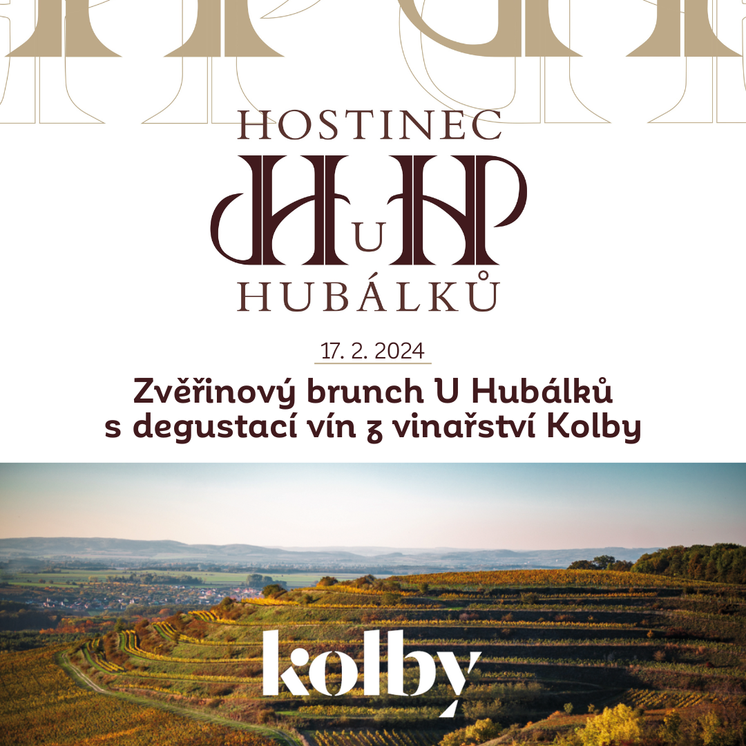 Zvěřinový brunch U Hubálků s degustací vín z vinařství Kolby – 17. 2. 2024