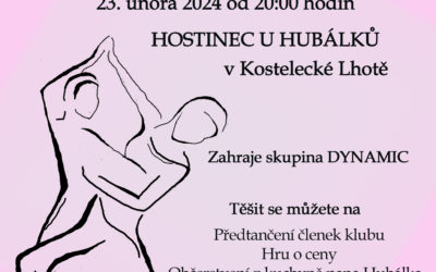 Ples Dámského klubu Slavětína – 23. 02. 2024 – 20:00