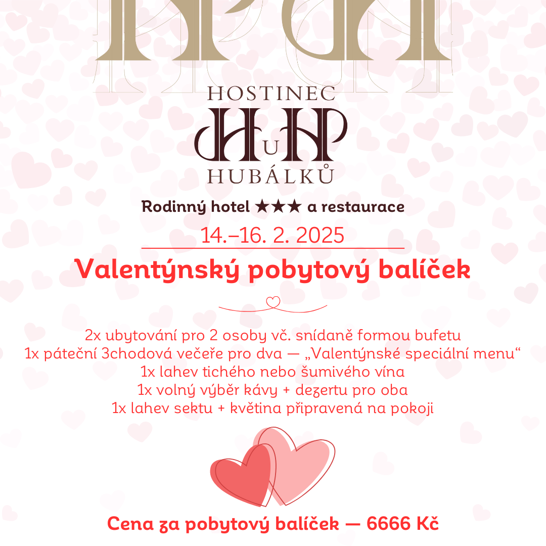 Valentýnský pobytový balíček Valentýnský pobytový balíček