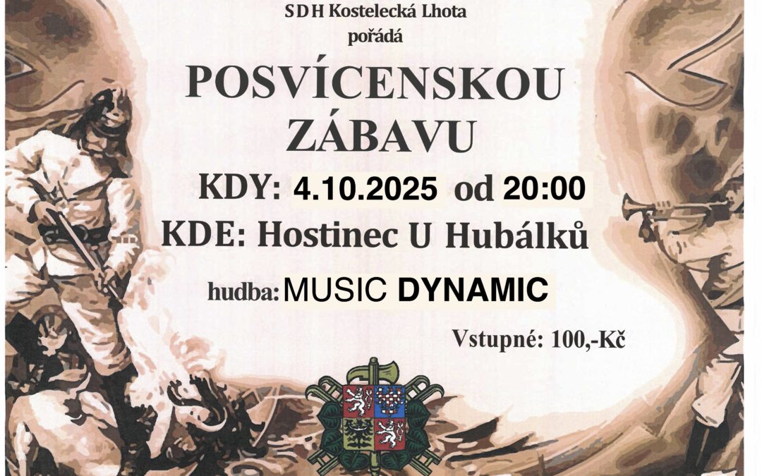 Posvícenská zábava – 4. 10. 2025