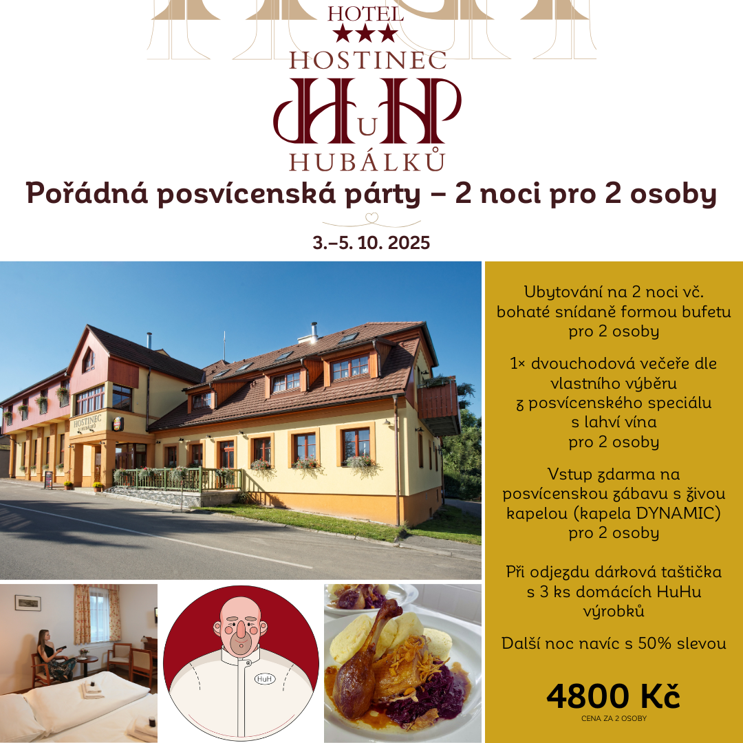 Pořádná posvícenská párty — 3.–5. 10. 2025