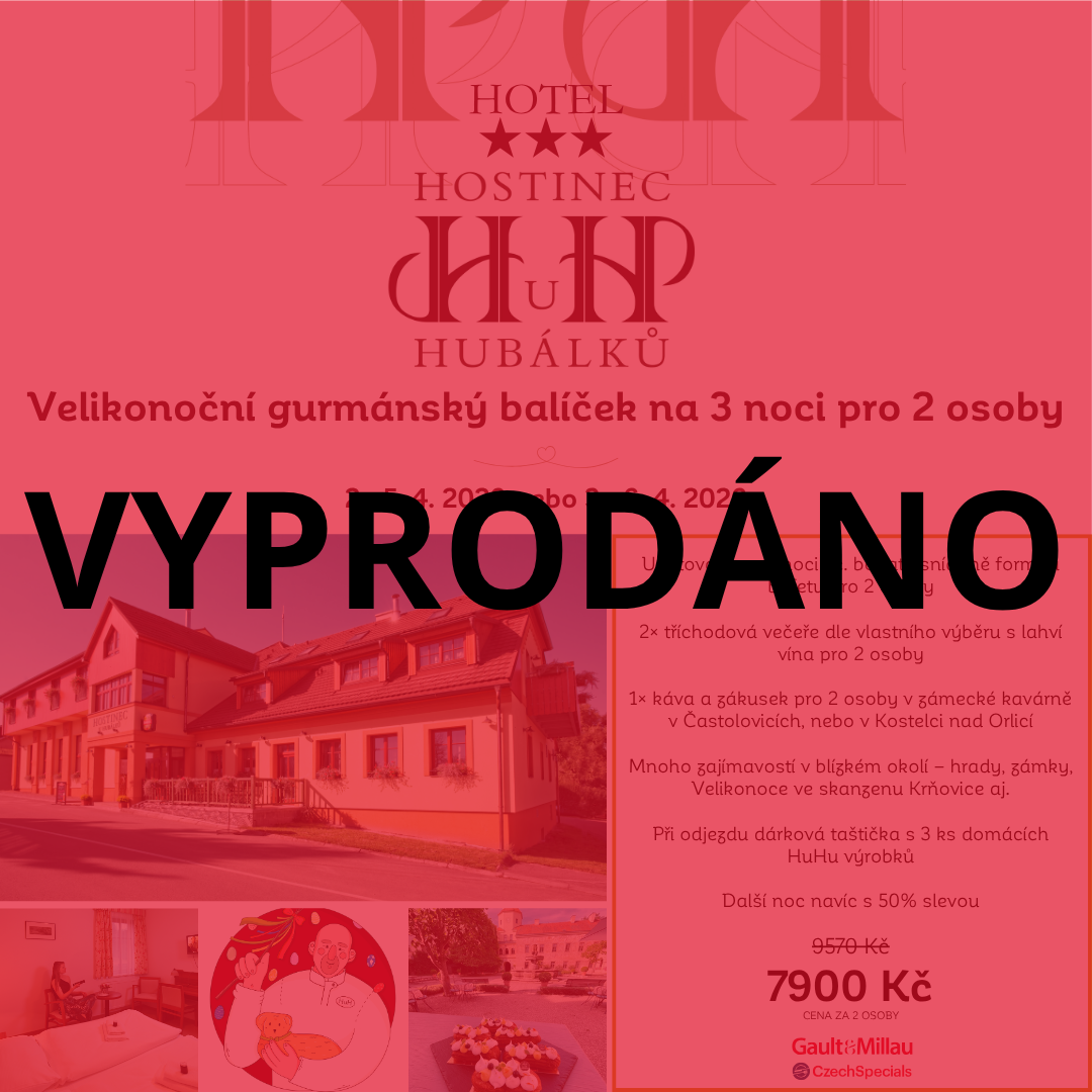 Luxusní prodloužený velikonoční víkend pro dva